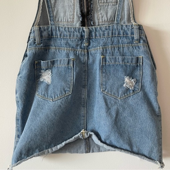 The Impeccable Pig denim jumper dress. Small - Picture 6 of 10